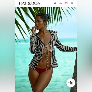 Rat & Boa Zephyr Blouse NWT